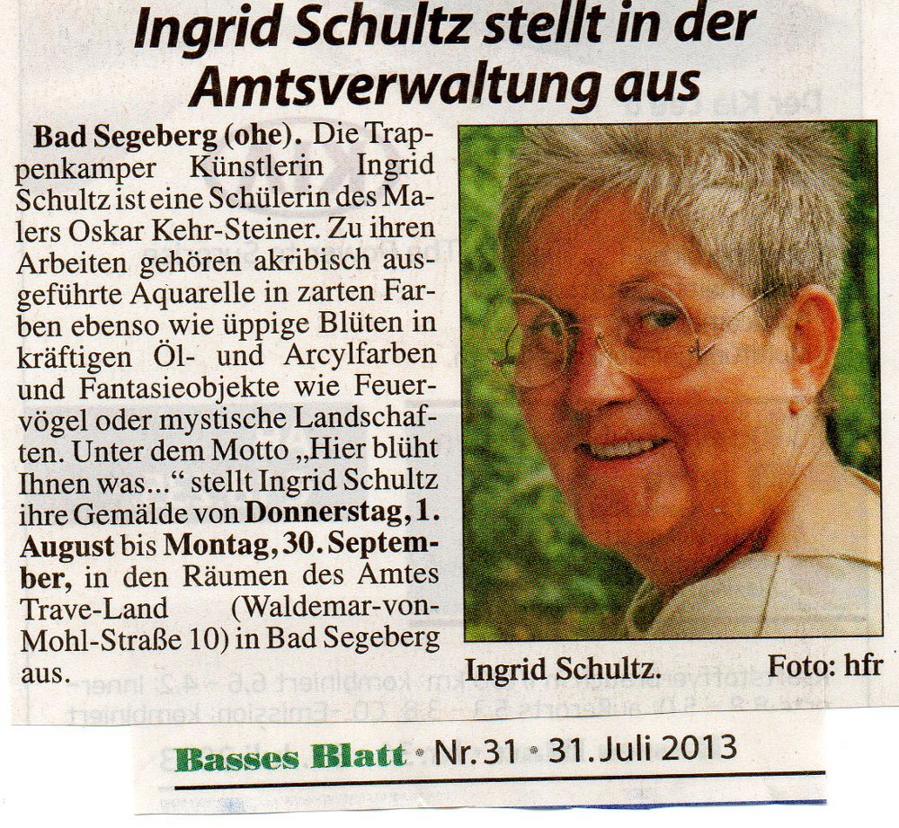 Ingrid Schultz Presse
